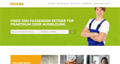 Desktop Screenshot of binkos.de