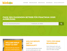 Tablet Screenshot of binkos.de